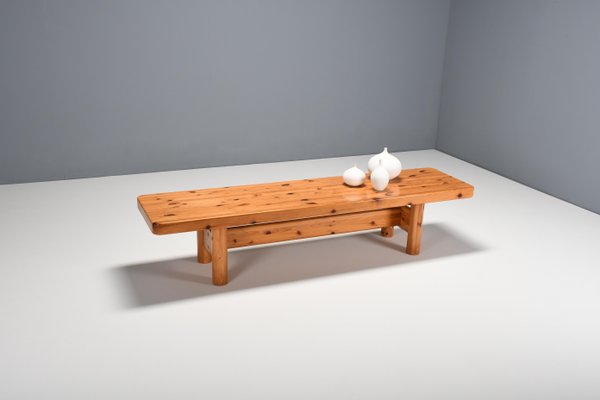 Danish Bench in Pine Wood by Rainer Daumiller for Hirtshals Sawmill-QT-1294530