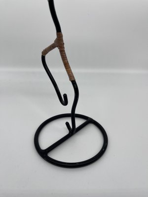 Danish Black Iron Candleholder-AVC-1251568