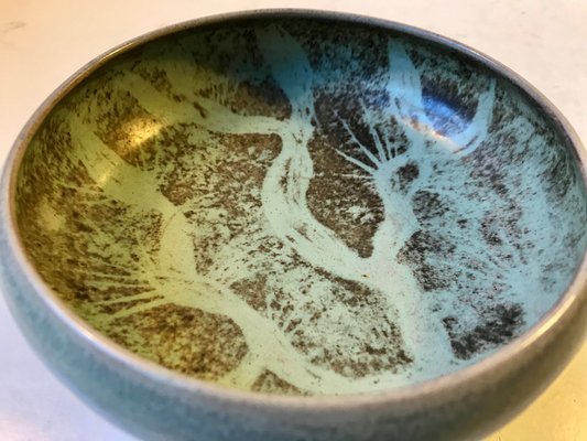 Danish Bowl with Crystalline Glaze by Einar Johansen, 1960s-LCR-702990