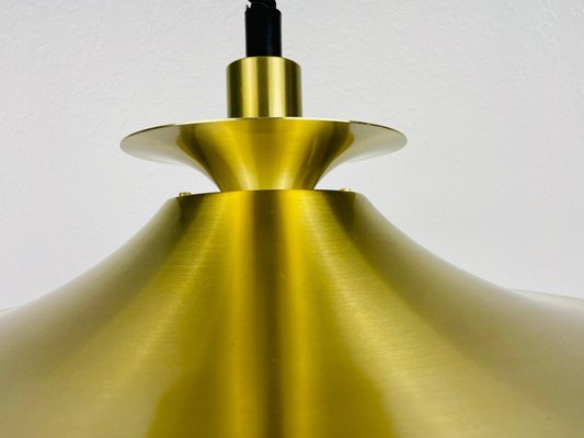 Danish Brass and Metal Pendant Lamp, 1960s-PUK-931378