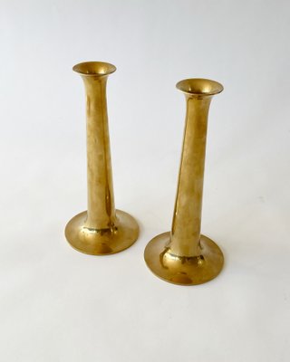 Danish Brass Candleholder by Hans Bolling for Torben Ørskov, 1960s, Set of 2-SFW-1430857