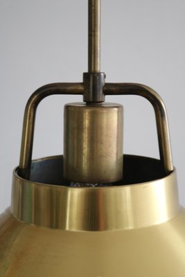 Danish Brass Hanging Lamp by Fritz Schlegel for Lyfa, 1960s-FJP-2028920