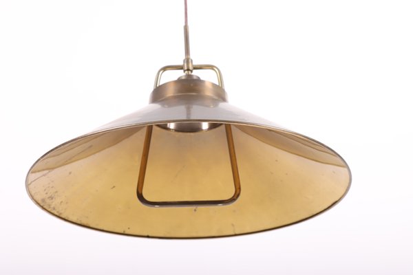 Danish Brass Pendant by Fritz Schlegel for Lyfa, 1960s-FK-1413866