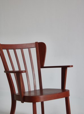 Danish Canada Armchairs in Stained Beech by Fritz Hansen, Set of 2, 1940s-WRF-1225884