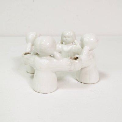 Danish Candlestick in Porcelain, 1970s-ZTG-1398422