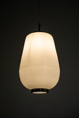 Danish Ceiling Lamp by Bent Karlby for Lyfa, 1950s-SC-740306