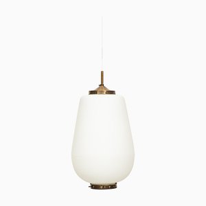 Danish Ceiling Lamp by Bent Karlby for Lyfa, 1950s-SC-740306