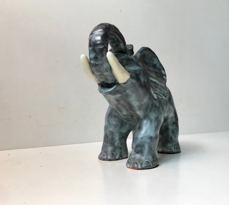 Danish Ceramic Elephant from Michael Andersen & Son, 1970s-LCR-735774