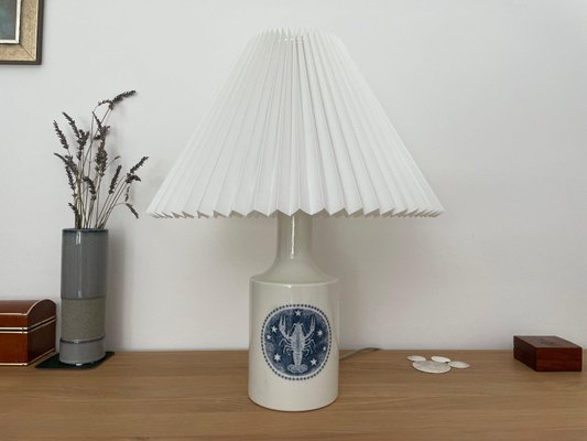 Danish Ceramic Table Lamp by Fog & Morup for Royal Copenhagen, 1970s-WSA-976148