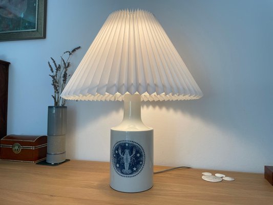 Danish Ceramic Table Lamp by Fog & Morup for Royal Copenhagen, 1970s-WSA-976148