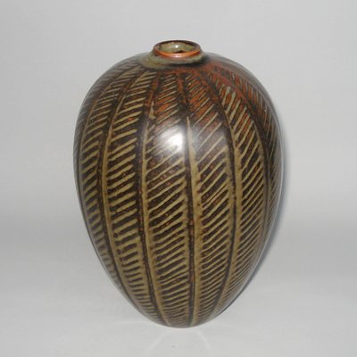 Danish Ceramic Vase by Gerd Bogelund for Royal Copenhagen, 1950s-YGE-590329