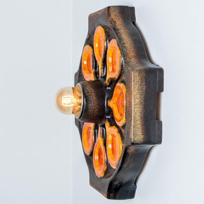 Danish Ceramic Wall Light, 1970-VDW-1774860