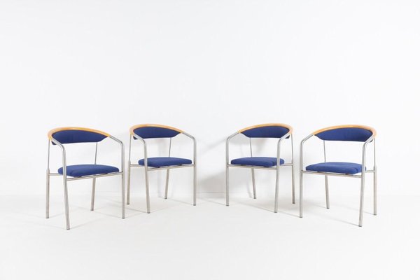 Danish Chairman Chairs by Hansen & Sorensen, Set of 4-KMC-1115436