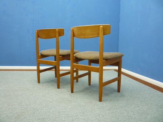 Danish Chairs by Børge Mogensen for Søborg Møbelfabrik, 1960s, Set of 2-UG-1395210