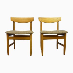 Danish Chairs by Børge Mogensen for Søborg Møbelfabrik, 1960s, Set of 2-UG-1395210