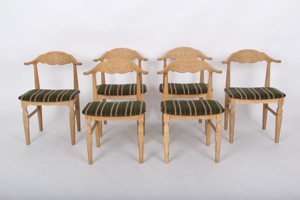 Danish Chairs by Henning Kjærnulf, 1950s, Set of 6-DQ-1363884