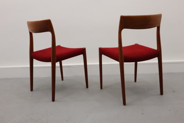 Danish Chairs by Niels Møller for J. L. Møllers, 1960s, Set of 2-JWH-1131550