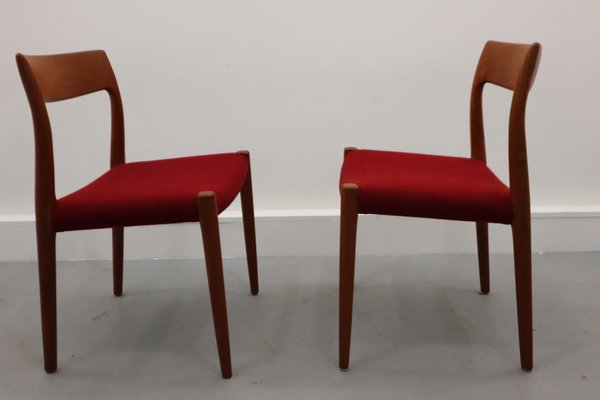 Danish Chairs by Niels Møller for J. L. Møllers, 1960s, Set of 2-JWH-1131550