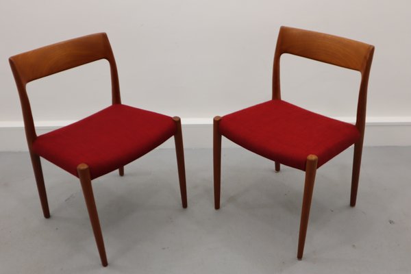 Danish Chairs by Niels Møller for J. L. Møllers, 1960s, Set of 2-JWH-1131550