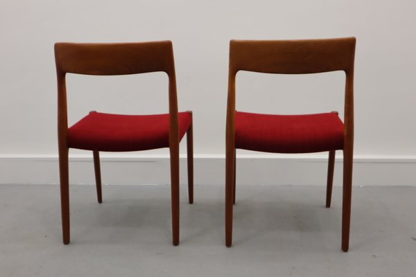 Danish Chairs by Niels Møller for J. L. Møllers, 1960s, Set of 2-JWH-1131550