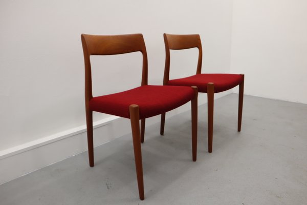 Danish Chairs by Niels Møller for J. L. Møllers, 1960s, Set of 2-JWH-1131550