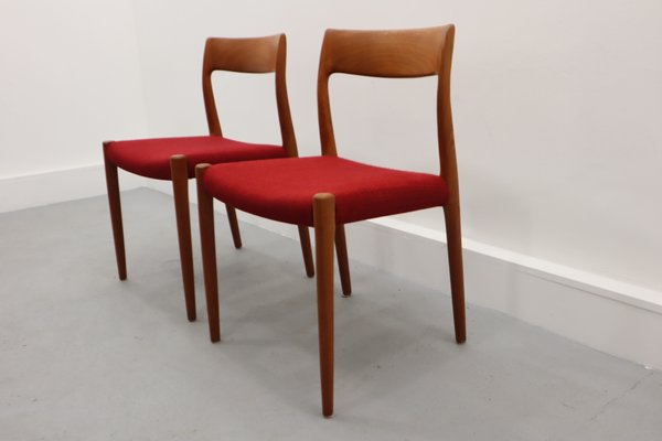 Danish Chairs by Niels Møller for J. L. Møllers, 1960s, Set of 2-JWH-1131550