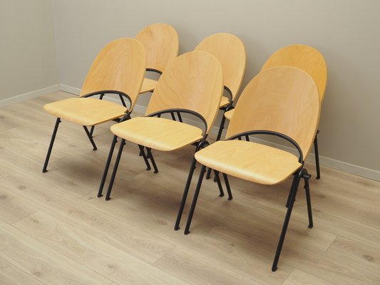 Danish Chairs, Denmark, 1970s, Set of 6-VND-1789816