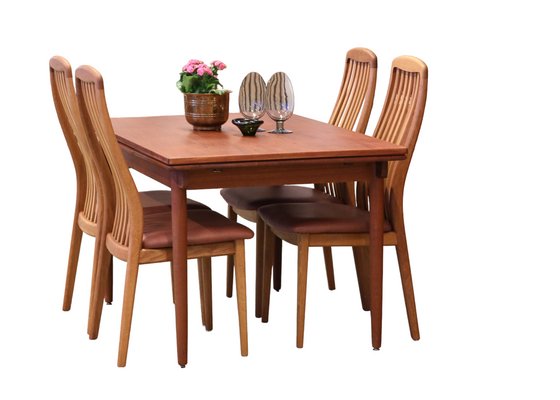 Danish Chairs in Oak, 1960s, Set of 4-BPJ-1789822