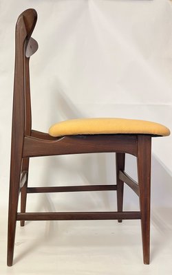 Danish Chairs in Teak with Padded Seat in the style of Hans J. Wegner, Set of 6-QZG-1336071