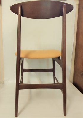 Danish Chairs in Teak with Padded Seat in the style of Hans J. Wegner, Set of 6-QZG-1336071