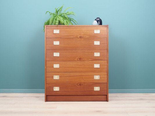 Danish Cherry Chest of Drawers, 1970s-VND-1784106