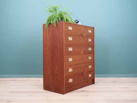 Danish Cherry Chest of Drawers, 1970s-VND-1784106