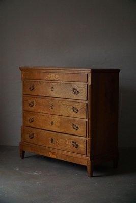 Danish Chest of Drawers in Oak, Late 18th Century-MXF-1398006