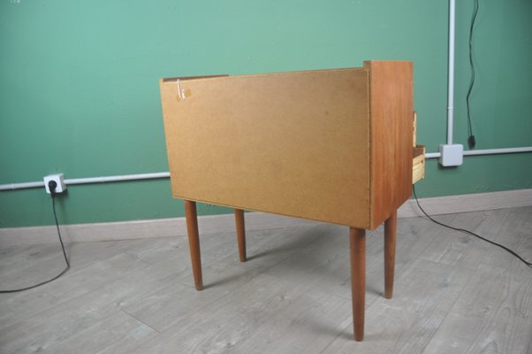 Danish Chest of Drawers in Teak Veneer with 3 Drawers, 1960s-ROJ-2040412