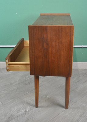 Danish Chest of Drawers in Teak Veneer with 3 Drawers, 1960s-ROJ-2040412