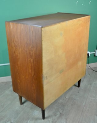 Danish Chest of Drawers in Teak Veneer with 5 Drawers, 1960s-ROJ-2040397