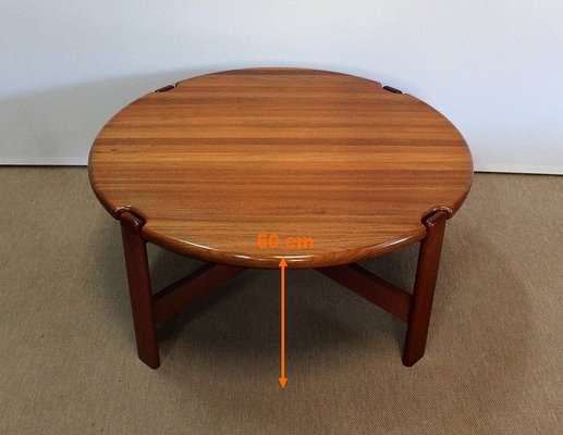 Danish Coffee Table by Niels Bach, 1970s-RVK-1065197