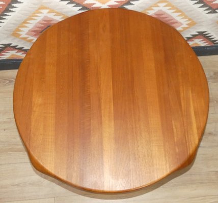 Danish Coffee Table in Solid Teak by John Boné for Mikael Laursen, 1960s-AFE-1300131