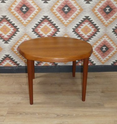 Danish Coffee Table in Solid Teak by John Boné for Mikael Laursen, 1960s-AFE-1300131