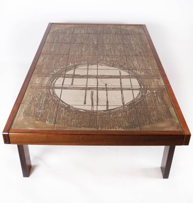 Danish Coffee Table in Teak, 1960s-UY-1005708