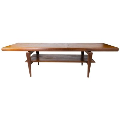 Danish Coffee Table in Teak, 1960s-UY-884655