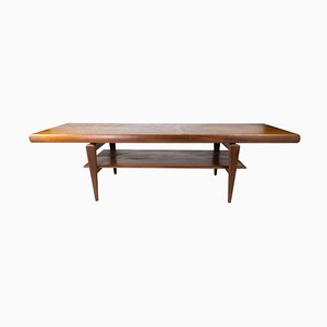 Danish Coffee Table in Teak, 1960s-UY-884655