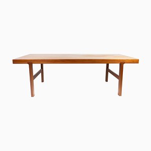 Danish Coffee Table in Teak with Extension Plate, 1960s-UY-952730