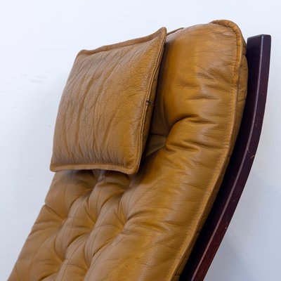 Danish Colored Leather Armchair, 1970s-CQZ-1273541