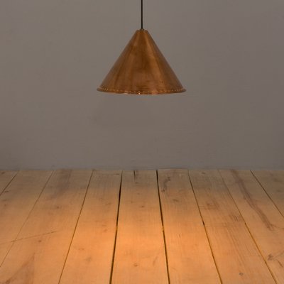 Danish Cone Shaped Pendant Lamp in Copper, 1950s-UE-1345177