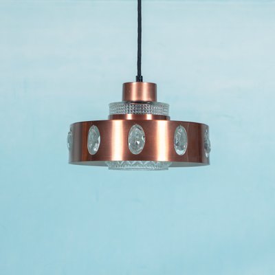 Danish Copper Hanging Lamp, 1960s-HGA-1812860