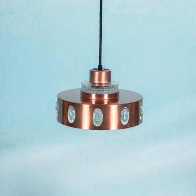 Danish Copper Hanging Lamp, 1960s-HGA-1812860