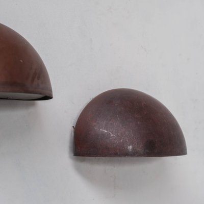 Danish Copper Patinated Wall Lights, Set of 2-JRP-1811830