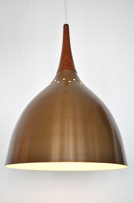 Danish Copper Pendant Lamp in the style of Fog & Mørup, 1960s-OV-831574