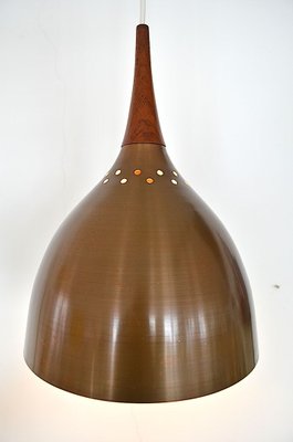 Danish Copper Pendant Lamp in the style of Fog & Mørup, 1960s-OV-831574